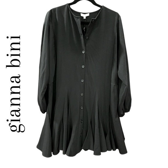 Gianni Bini Dresses & Skirts - Gianni Bini Charlie solid black dress size medium